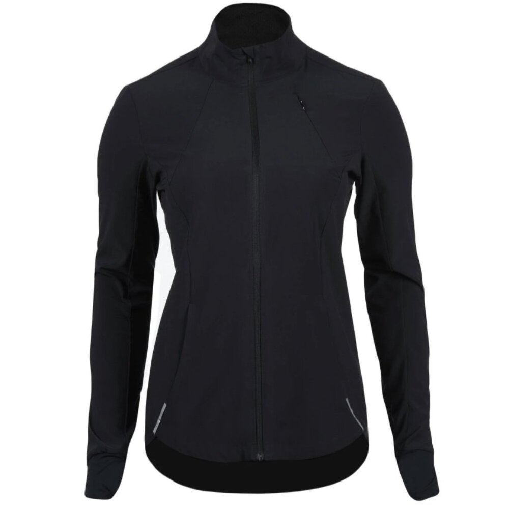 Roka Women's Elite Run Podium Jacket Full Zip Black Magenta Lightweight Small ST